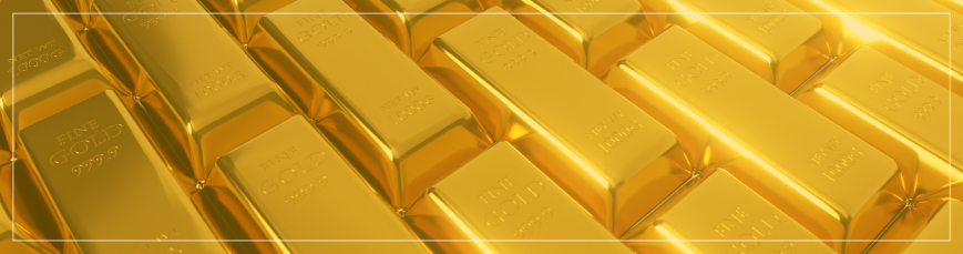 lingots d'or représentant la valeur des documents en entreprise